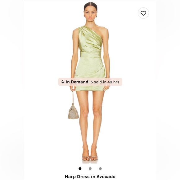 Harp Dress in Avocado - Picture 3 of 8